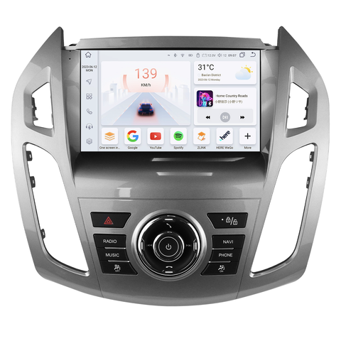 HIZPO KXFDTRS9001 Autorádio 9" Android 13 Ford Transit Connect, Tourneo Connect Model: S9008 (8+128GB) CHR2910
