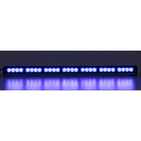 LED světelná alej, 28x LED 3W, modrá 800mm, ECE R10 kf756-7blu