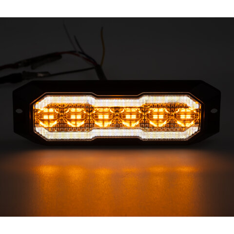 PROFI výstražné/poziční LED světlo, oranžové + bílé, 12-24V, ECE R65 CH-012AP