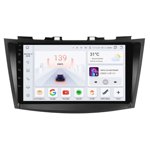 HIZPO KXSZSWF91 Autorádio 9" Android 13 pro Suzuki Swift V Model: S9008 (8+128GB) CHR1796