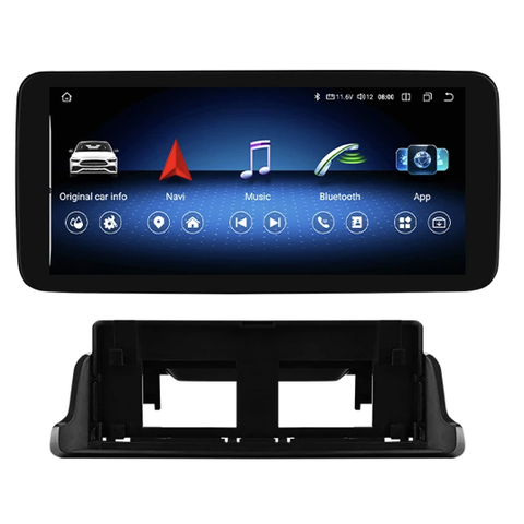 HIZPO 10,25" Autorádio Android 13 pro Mercedes-Benz C W205, GLC X253 NTG 5.0 Verze systému: NTG 5.0, Výkonnostní varianta: 4WBZ1025 (4+32GB) CHR3566_4WB_NTG