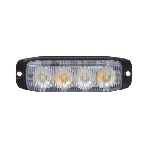 PROFI SLIM výstražné LED světlo vnější, oranžové, 12-24V, ECE R65 CH-03
