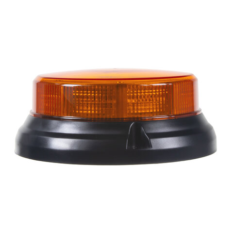 LED maják, 12-24V, 32x0,5W oranžový, magnet, ECE R65 R10 wl311m