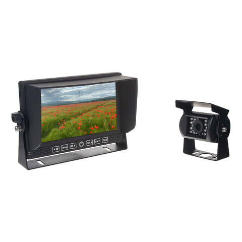 AHD kamerový set s monitorem 7&quot;, 3x 4PIN + kamera + 15m kabel sv708AHDset