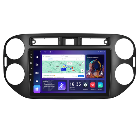 Isudar 2DIN autorádio T68B-IEV66 Android, Volkswagen Tiguan I B609
