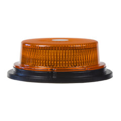 LED maják, 12-24V, 18x1W oranžový, magnet, ECE R10