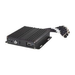Černá skříňka pro záznam obrazu až 1080P ze 4 kamer, 1x slot SD, GPS dvrb41c-10