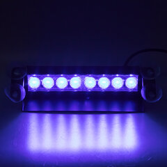 PREDATOR LED vnitřní, 8x3W, 12-24V, modrý, 233mm kf750-2blu