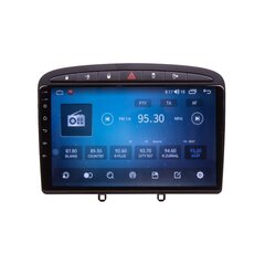 Autorádio pro Peugeot 308, 408 s 9" LCD, Android, WI-FI, GPS, CarPlay, Bluetooth, 4G, 2x USB 80801A4
