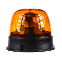 LED maják, 12-24V, 10x1,8W, oranžový, pevná montáž, ECE R65 R10
