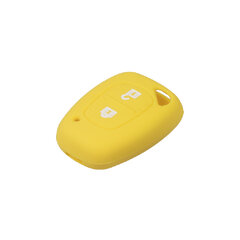 Silikonový obal pro klíč Renault, 2-tlačítkový, žlutý