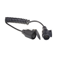 Prodlužovací kabel 2 m spirálový, 1x zástrčka, 1x zásuvka 13pin 12V trc02