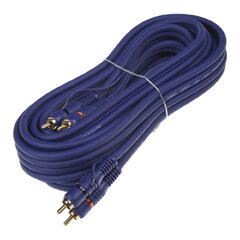 x BLUE MID CINCH kabel 5m
