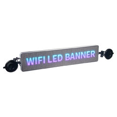 Wifi LED banner – plnobarevný displej s vysokým jasem 49,5 cm x 11 cm LED-banner1