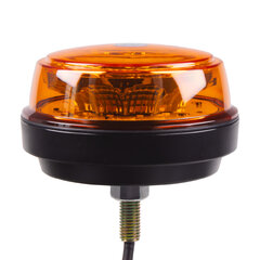 LED maják, 12-24V, 12x1W oranžový, pevná montáž, ECE R65 wl180fix1