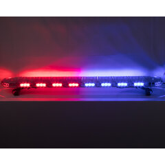 LED rampa 1200mm, modrá/červená, 12-24V, ECE R65 sre911-air48brs