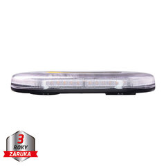 Mini LED rampa, oranžová, 48xLED, 12-24V, ECE R65, magnet sre2-865