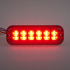 PREDATOR 12x4W LED, 12-24V, červený, ECE R10 br012R