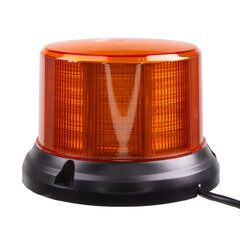 LED maják, 12-24V, 96x0,5W, oranžový, pevná montáž, ECE R65 R10 wl323fix
