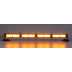 LED světelná alej, 24x 1W LED, oranžová 645mm, ECE R10