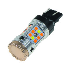 LED T20 (7443) bílá/oranžová, CAN-BUS, 12V, 32LED/3030SMD 95cb242