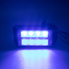 PROFI DUAL výstražné LED světlo vnější, 12-24V, modré, ECE R65 911-c4dblu