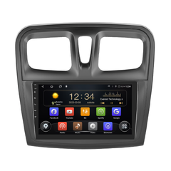 Isudar 2DIN autorádio T75-IEV157 Android, Dacia Logan II, Sandero II s hranatými průduchy T75-UN08M/A7653