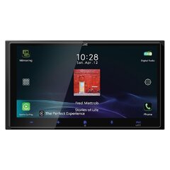 JVC 2DIN DAB+ / FM autorádio/6,92" displej/USB/AV/Bluetooth/Bezdrát Apple CarPlay / Android Auto KW-M795DBW