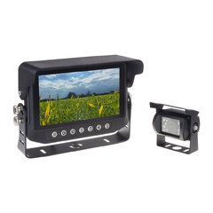 AHD set Monitor 7" prachotěsný/voděodolný/nárazu odolný, 2x4PIN vstup + kamera + 15m kabel svs706wtpAHDset
