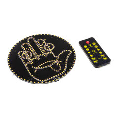 LED banner ve tvaru ruky + emotikony LED-hand3