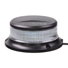LED maják, 12-24V, 18x1W bílý, magnet, ECE R10 wl310mwht