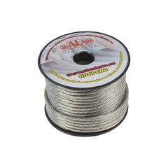 Kabel 6 mm, stříbrně transparentní, 25 m bal 31162