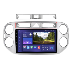 HIZPO KXTIGUAN9001/2 Autorádio 9" Android 13 pro Volkswagen Tiguan Barva rámečku: Stříbrná, Model: S9008 (8+128GB) CHR1590_STR