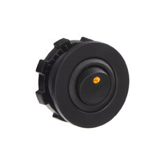 Spínač kolébkový kulatý 20A oranžová LED 47124A