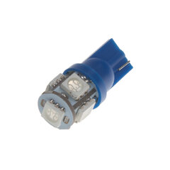LED T10 modrá, 12V, 5LED/3SMD 95203blu