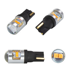 LED T10 oranžová, 12/24V, 6LED/CSP CAN-Bus 952034cbora