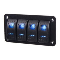 Panel s 4x spínači Rocker 12/24V 47154