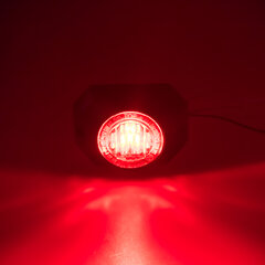 PROFI výstražné LED světlo vnější, 12-24V, červené 911-p3red