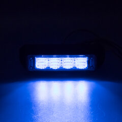 PROFI výstražné LED světlo vnější, modré, 12-24V, ECE R65 911-c4blu