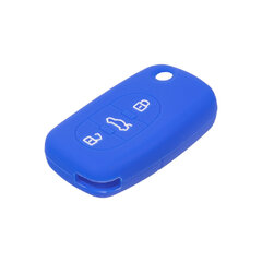 Silikonový obal pro klíč Audi 3-tlačítkový, modrý 481au105blu
