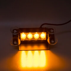 PREDATOR LED vnitřní, 4x3W, 12-24V, oranžový, 145mm kf750-1