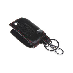 x Kožený obal pro klíč Peugeot, 3-tlačítkový (48PG104) 482pg104
