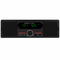 1DIN autorádio Bluetooth/USB/USB-C/AUX, s vestavěnými reproduktory scc254btr