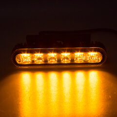 PROFI výstražné LED světlo vnější, oranžové, 12-24V, ECE R65 911-622