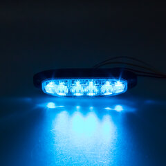 PROFI výstražné LED světlo vnější, modré, 12-24V, ECE R65 911-x6blu