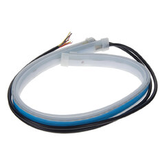 LED pásek, dynamické blinkry oranžová / poziční světla bílá, 45 cm