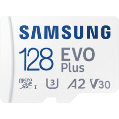 Paměťová karta MicroSDXC 128GB 130M + adaptér, SAMSUNG EVO Plus 8128gCL10SAM