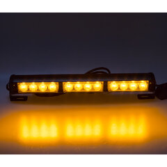 LED světelná alej, 12x LED 3W, oranžová 360mm, ECE R10 kf756-3
