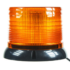 LED maják, 12-24V, oranžový magnet, homologace ECE R10 wl61