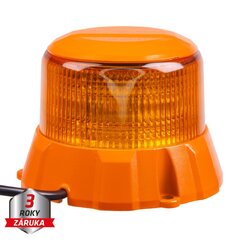 Robustní oranžový LED maják, oranž.hliník, 48W, ECE R65 wl404fix